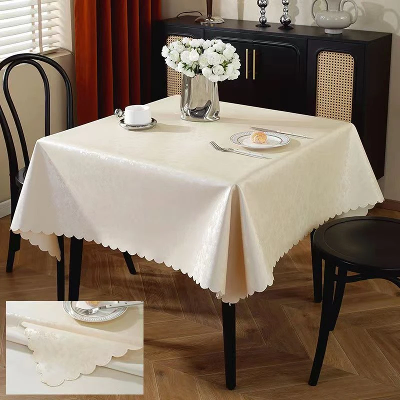 正方形PU桌布防水防油防烫加厚台布麻将桌八仙桌皮革家用台布