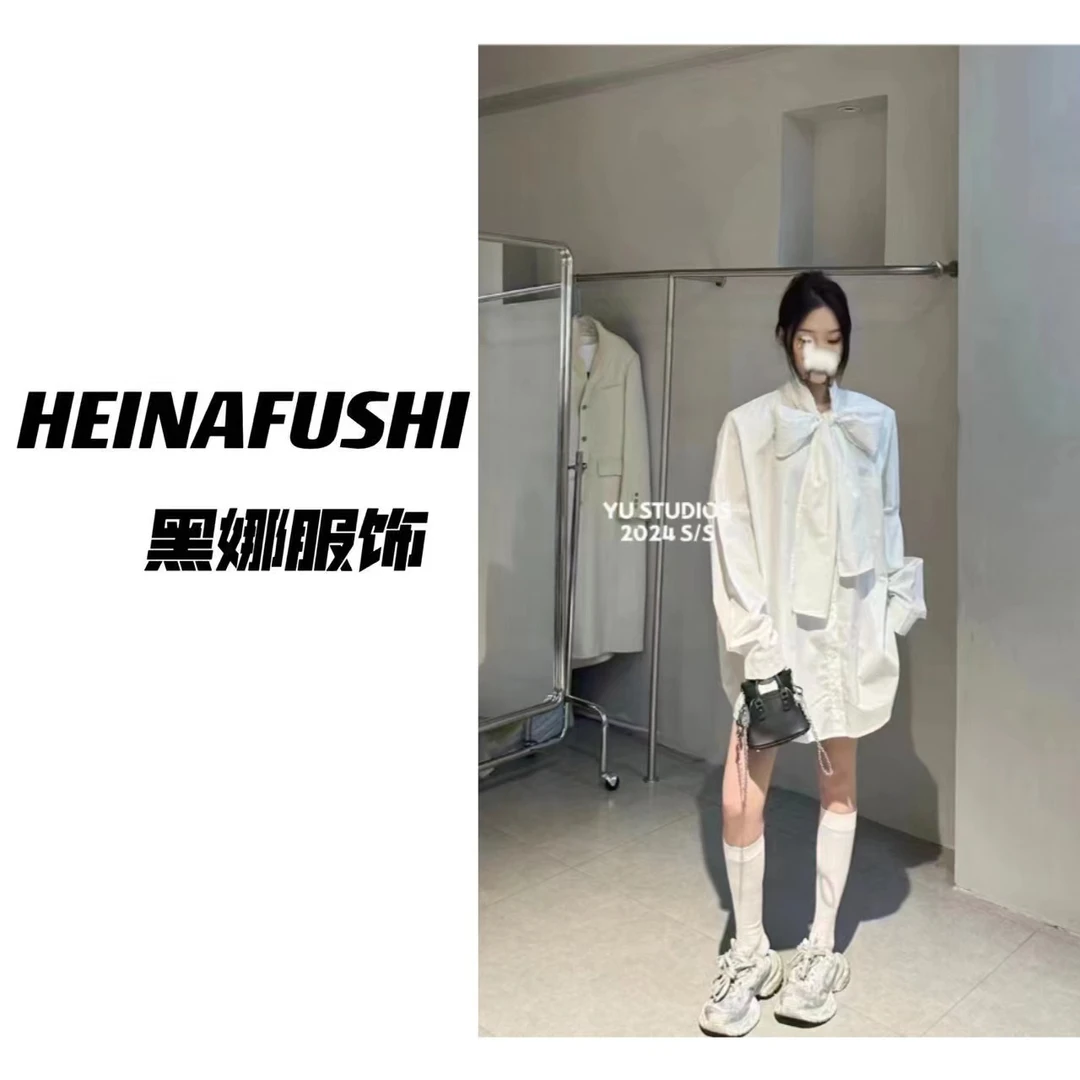 HEINA【系蝴蝶结衬衣】衬衫6005