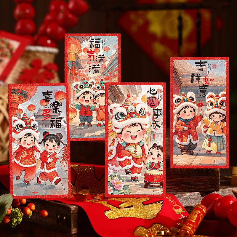 2025年新款蛇年红包新年生肖红包袋春节卡通高级感创意利是封批货