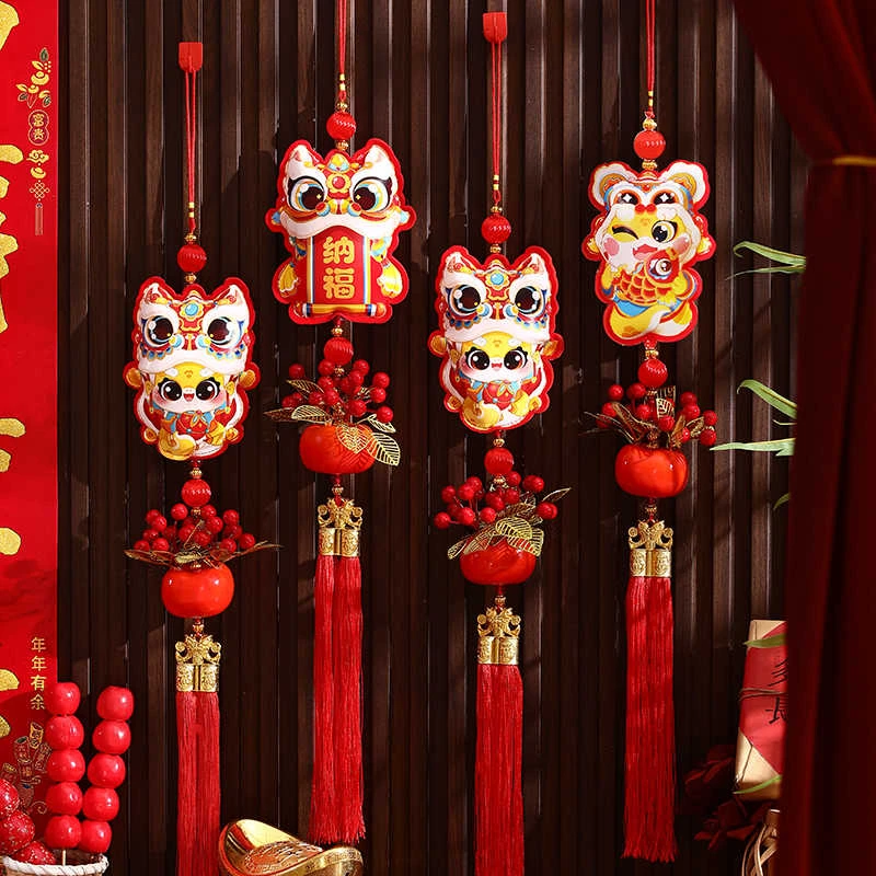 2025新款红果挂件新年装饰蛇年春节过年客厅喜庆布置柿柿如意挂饰