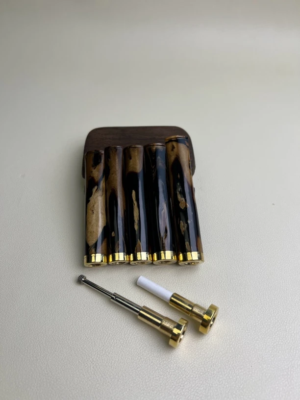血柳烟嘴活性炭滤芯拉杆滤芯两用款烟口粗中细一体三用（客服联系