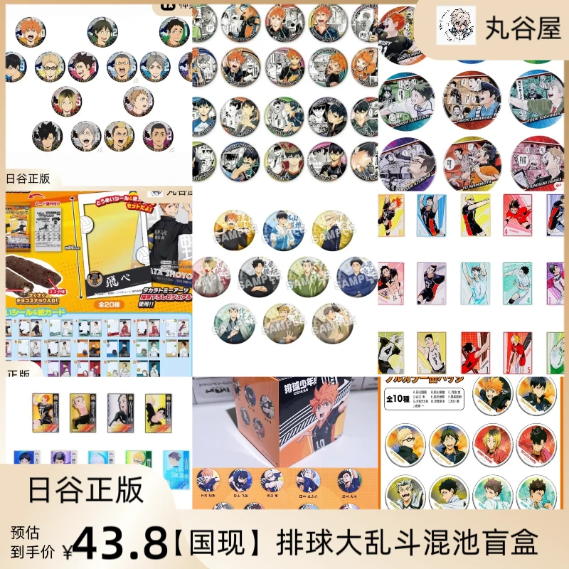 （日谷国现）排球少年混池大乱斗盲盒吧唧徽章亚克力