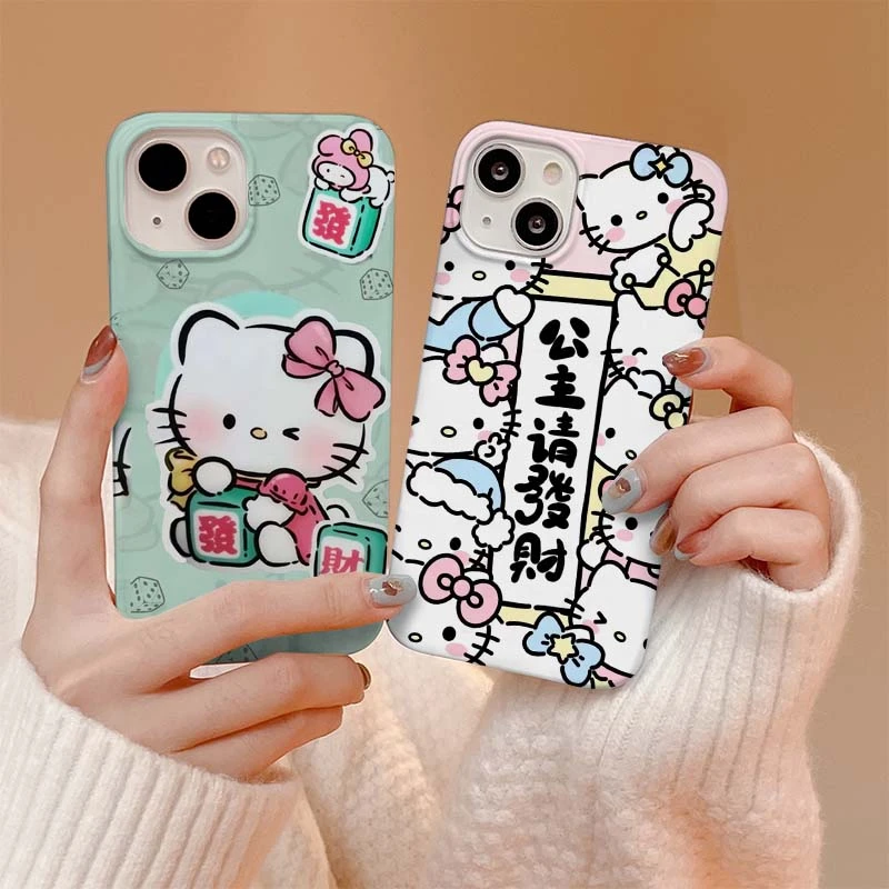 公主请发财【苹果】菲林手机壳全包边高颜值轻薄耐脏网红iPhone15