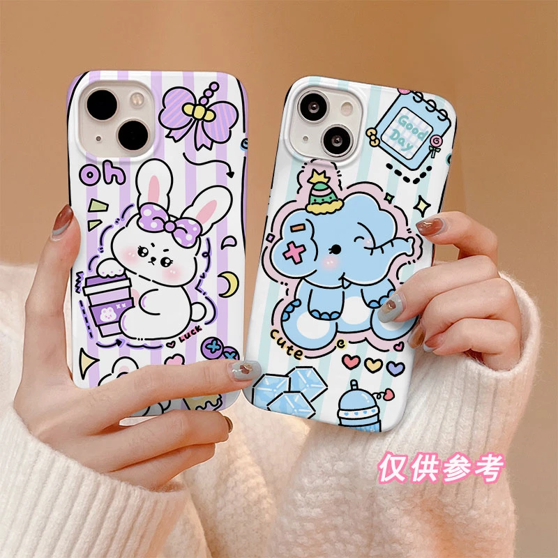 【个人单】菲林硬壳 拍一拆六对对碰 适用苹果系列防摔壳创意情侣