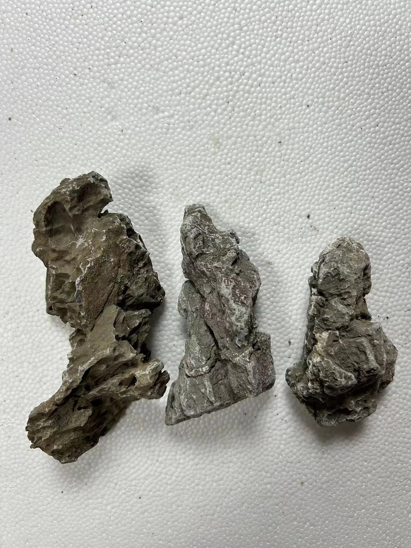 英德石盆景附树石条石盆栽石随机发栽树专用石小摆件石
