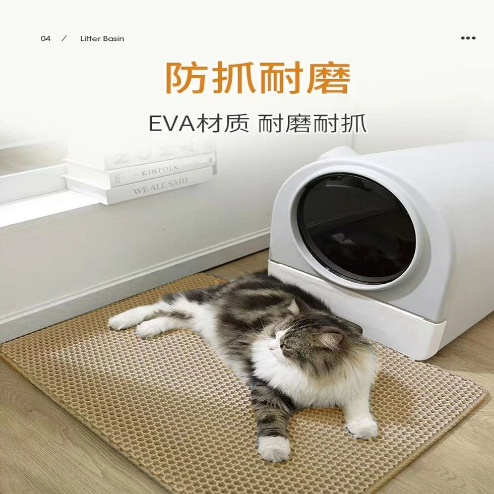 猫砂垫双层防带出宠物垫子可拆卸防滑宠物垫子可拆卸防滑猫砂盆垫