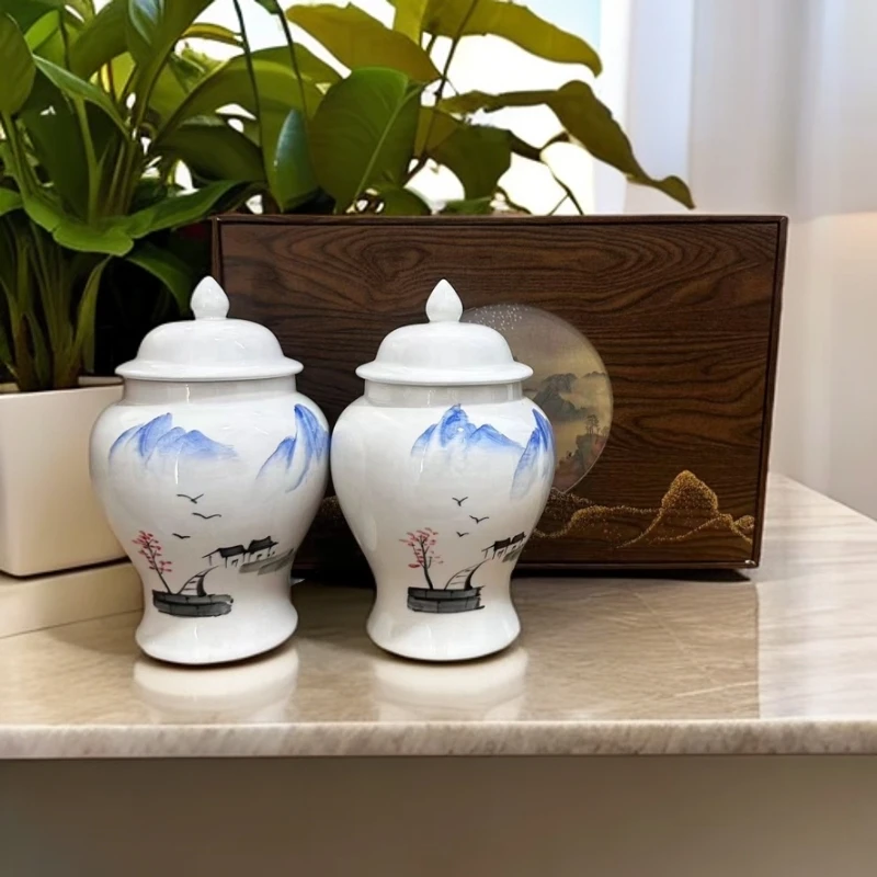 【远大前程】悦山之境 红茶新茶金骏眉 陶瓷罐 实木礼盒200g礼盒装