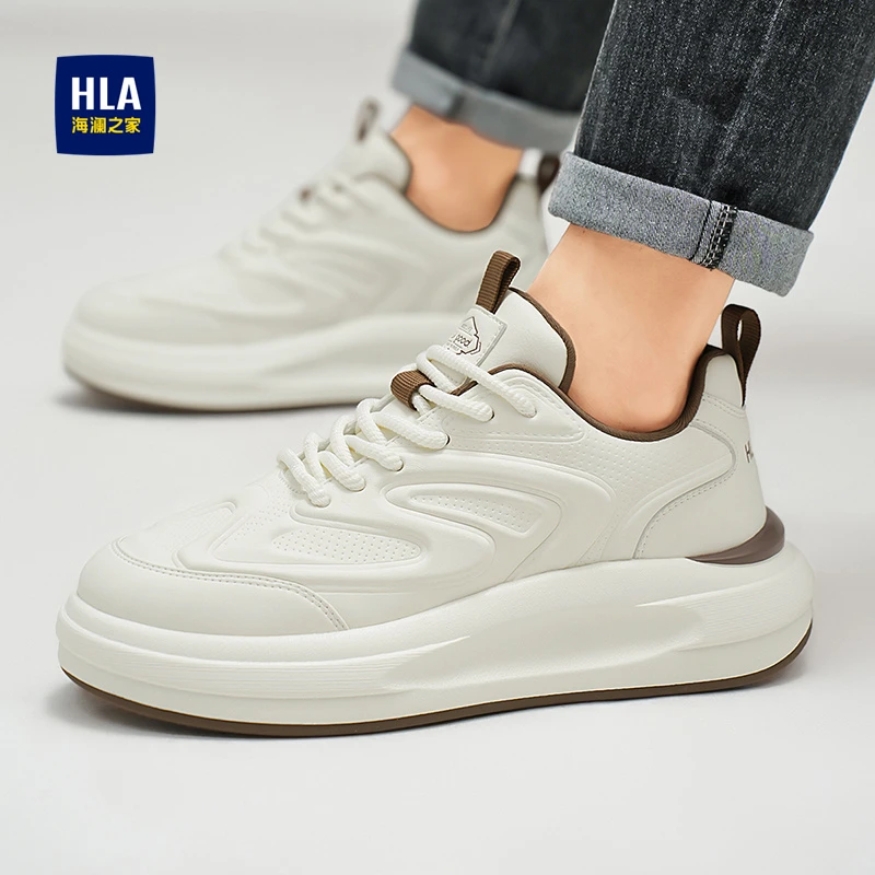 HLA/海澜之家男鞋秋冬爆款青少年潮流百搭运动鞋男士时尚休闲潮鞋