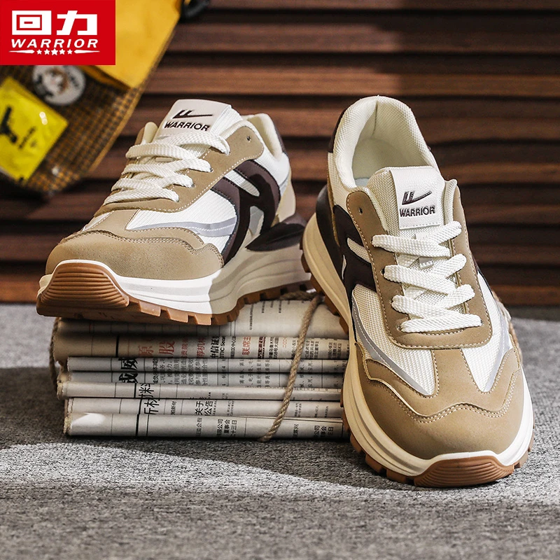 回力男鞋2023新款夏季透气厚底网面鞋子男款百搭户外运动ins潮鞋