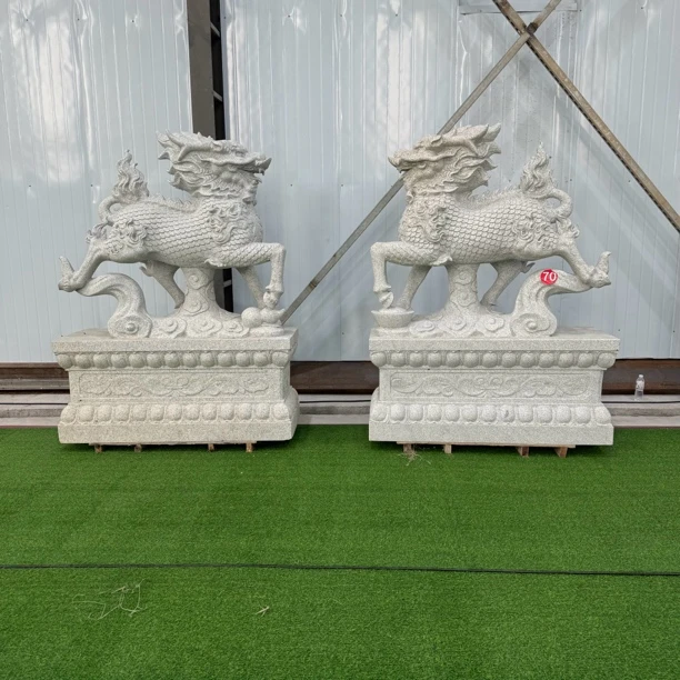 花岗岩门口摆件天然石材别墅酒店门口装饰摆件