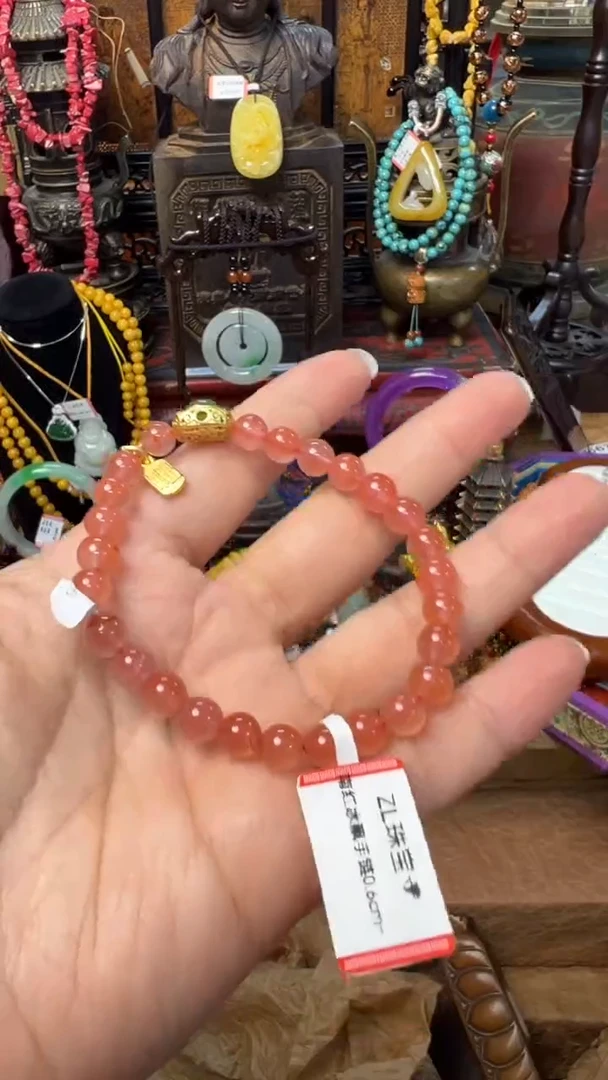 【闪购商品】玛瑙/玉髓手串合金精品精品精品精品