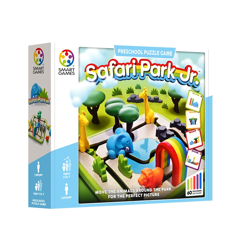 SmartGames奇妙动物园3岁+动物主题启蒙早教亲子互动儿童益智玩具