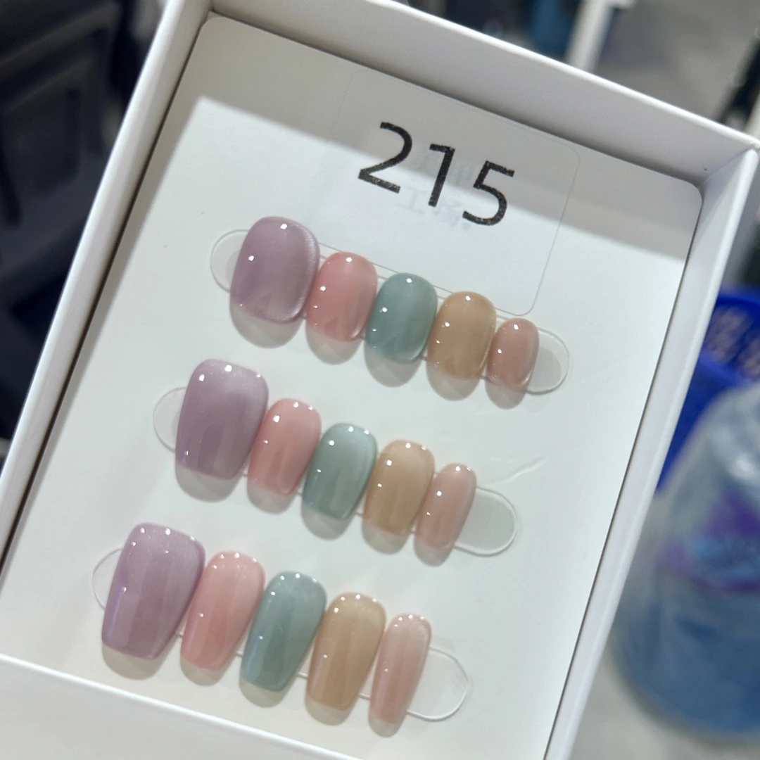 215-彩虹糖 穿戴甲纯手工温柔穿戴式气质链接夏日纯欲