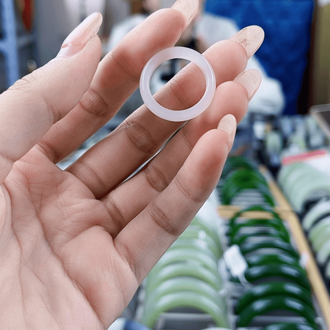 【闪购商品】和田玉戒指未镶嵌❥****。