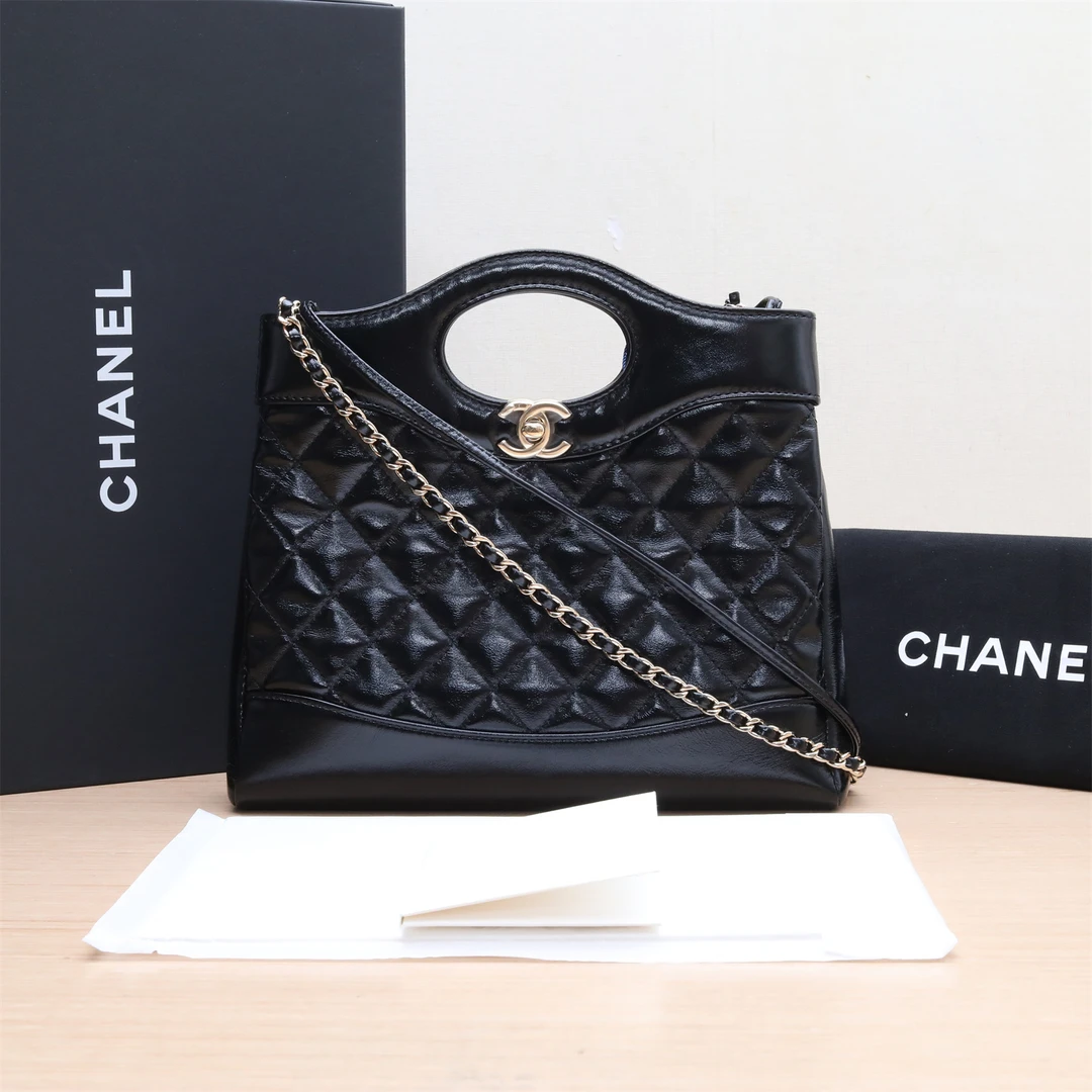 99新 Chanel/香奈儿 小花柳 31Bag Mini 22cm 芯片开