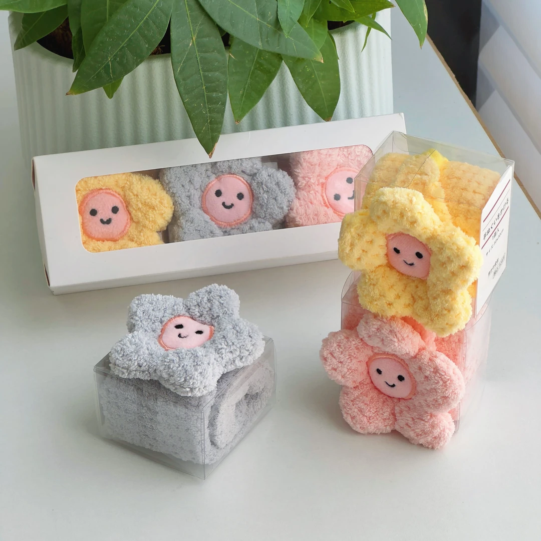 【京かわ会社】菠萝格笑脸擦手巾 拍一发三