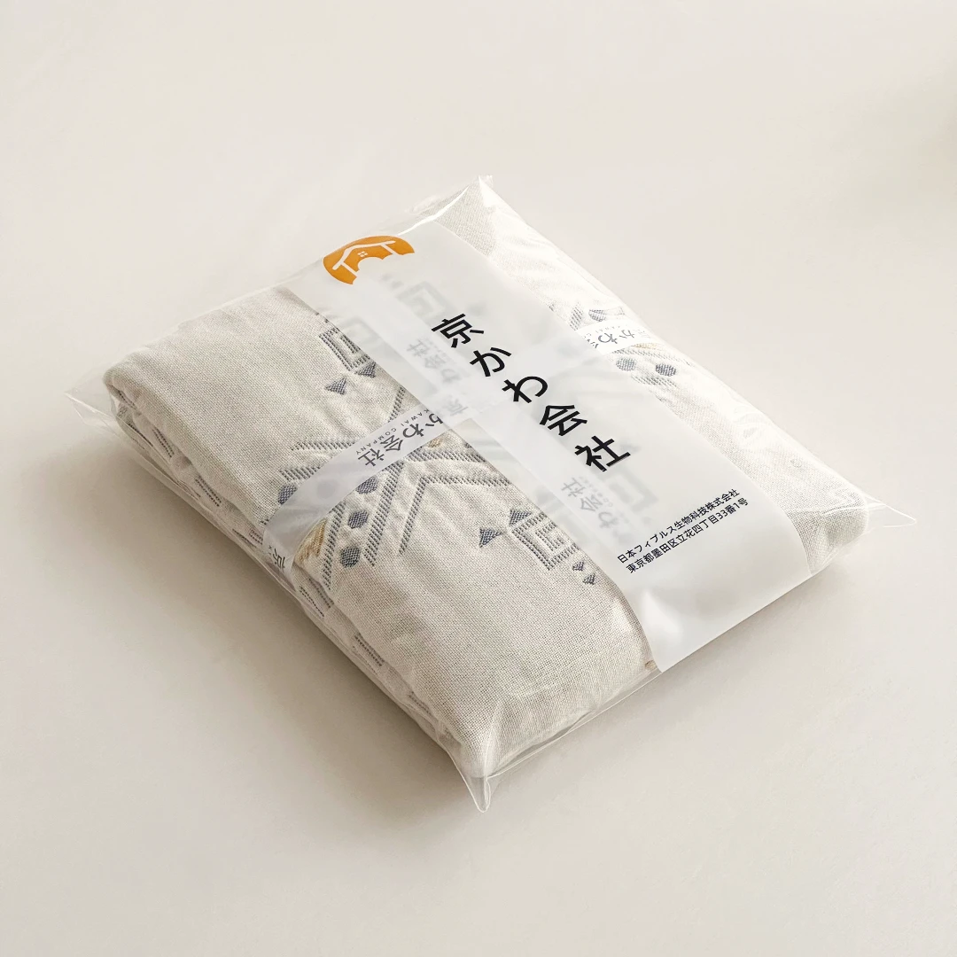 【京かわ会社】纯棉纱布编织流苏款大浴巾 午睡毯75*160cm 米亚风情