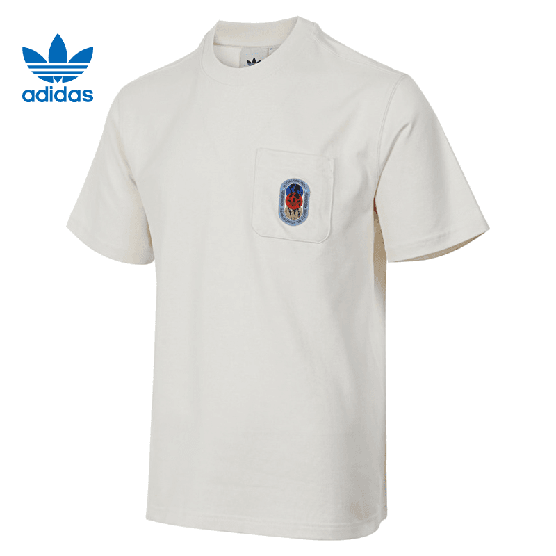 adidas阿迪达斯三叶草男子运动休闲短袖T恤JN7766