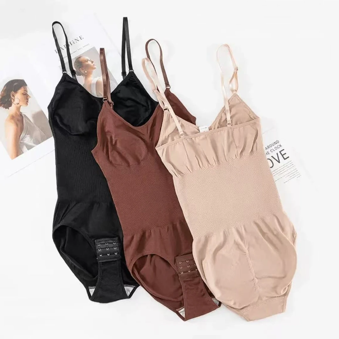 瑜伽束身衣女收腹裤提臀束形吊带弹力束腹美体束身显瘦臀塑形吊带