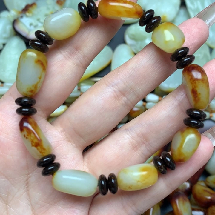 和田玉套链未镶嵌