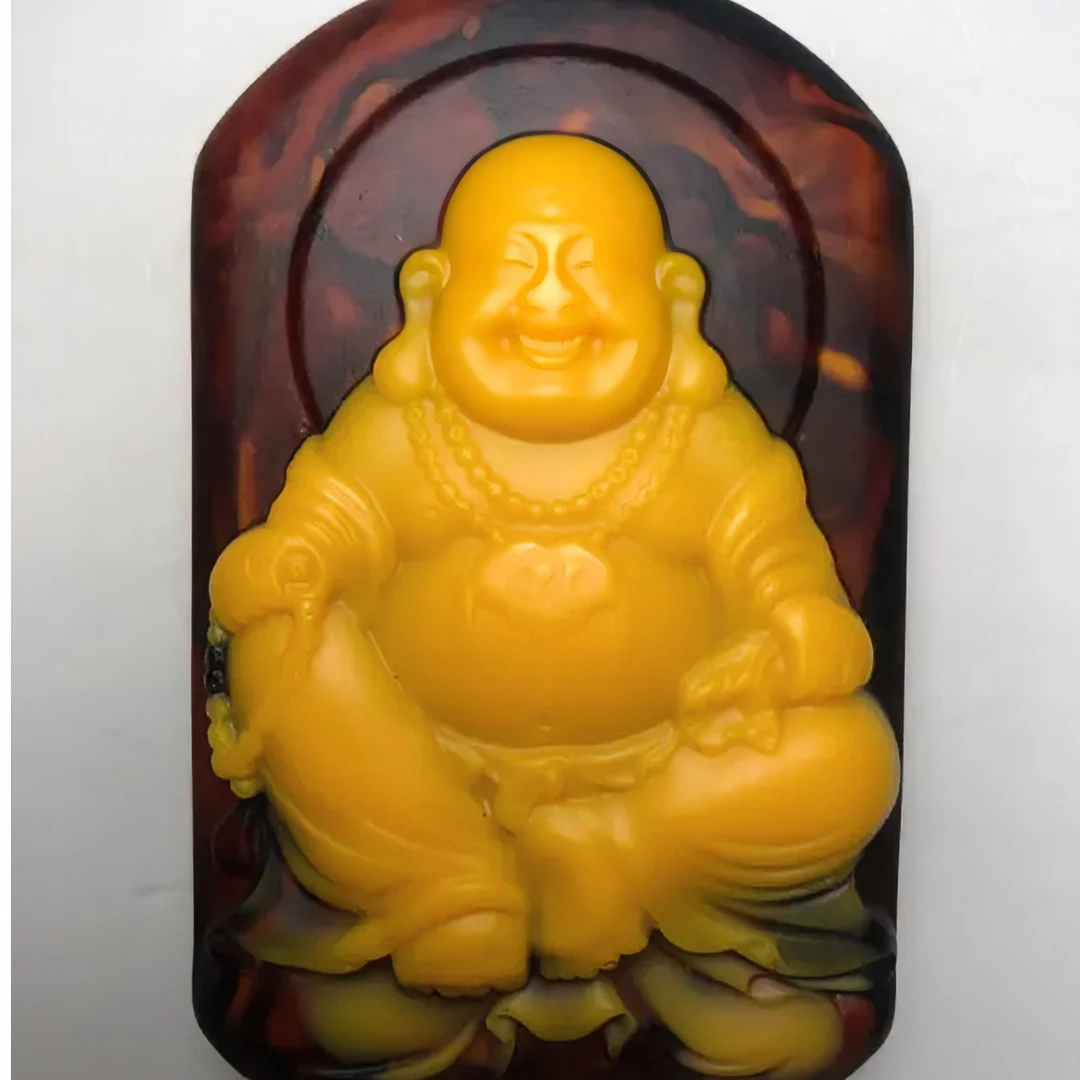 特色手工艺粉丝福利俏黄弥勒佛】龙泉香50号