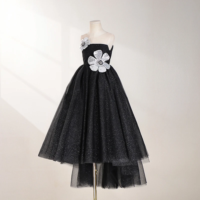 【星空之眼】朵拉说儿童礼服公主裙女童钢琴演奏主持人走秀演出服