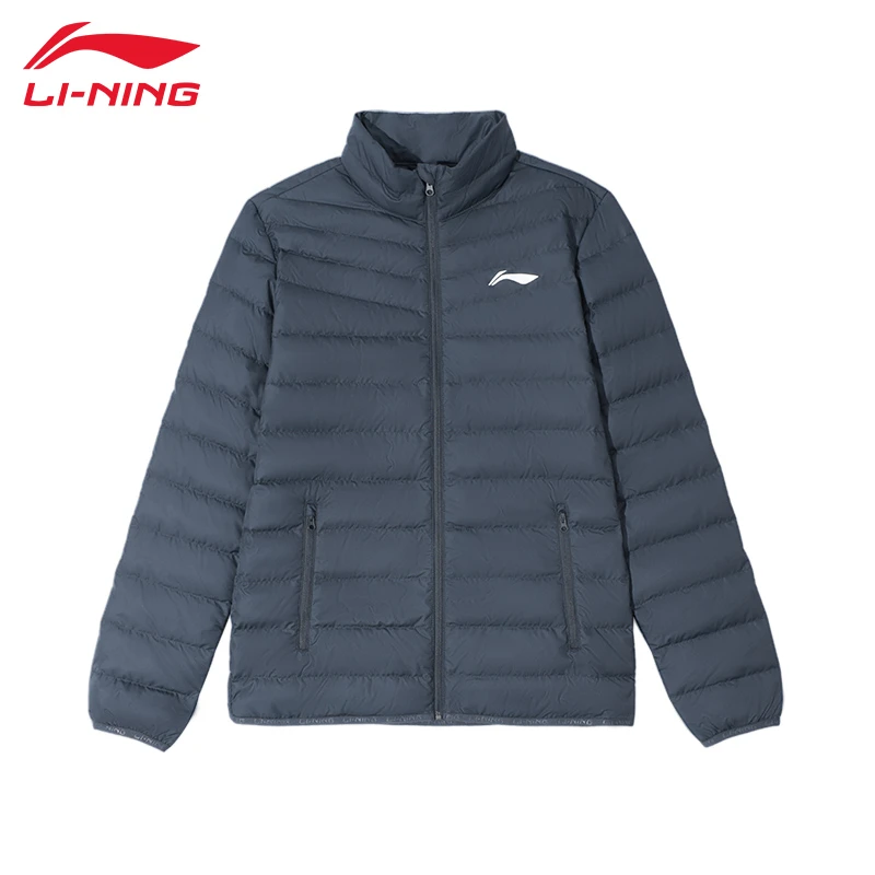 【绒子含量85%】李宁羽绒服丨冬季短款立领轻薄保暖鸭绒羽绒服343