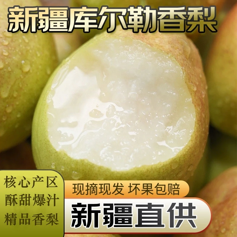 【产地直发】中通 正宗库尔勒香梨梨子酥甜多汁当季孕妇水果整箱