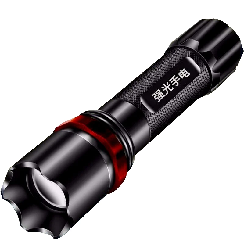 led特种兵手电筒强光usb充电超亮远射小迷你便携多功能家用耐用灯