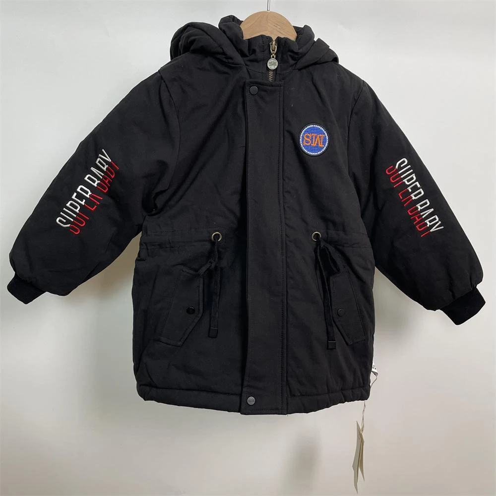 棉家品牌童装秋冬款儿童外套加绒加厚开衫男女小童宝宝内胆棉服