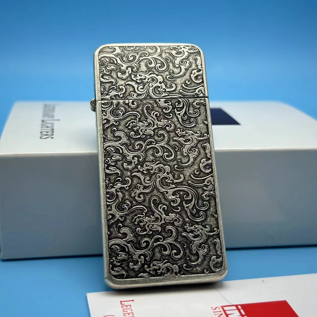 IMCO 超薄古银祥云 4900 打火机