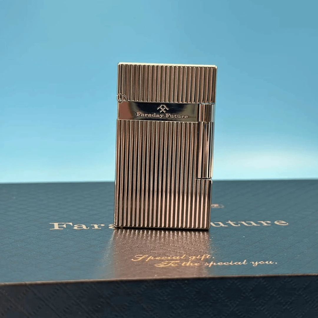 Faraday Future 竖条纹 银色 高端朗声 打火机