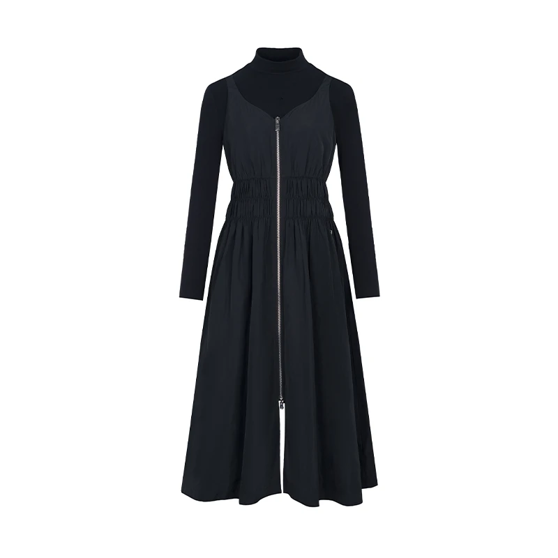 设计师女装2024秋季新款连衣裙显瘦气质收腰法式优雅连衣裙33107