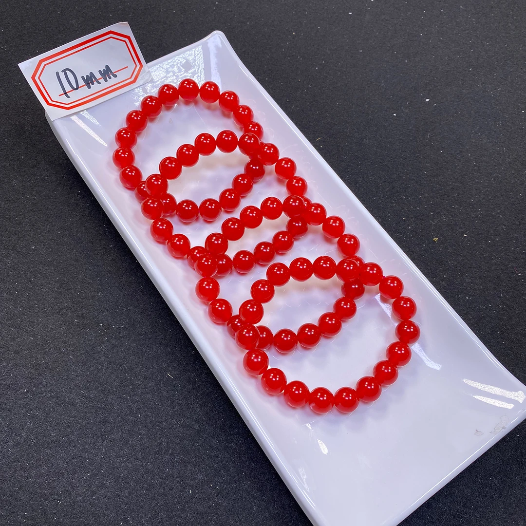 高冰红10mm手串发一条B55