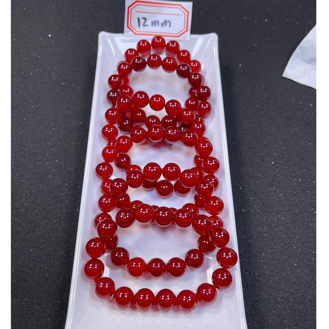 冰枣红12mm手串发一条C41