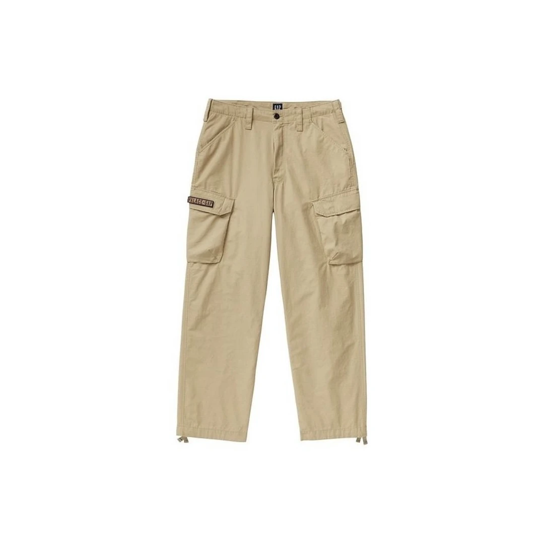 GAPxPALACE SS24宽松多口袋束脚工装裤30 Length 男女同款 卡其色
