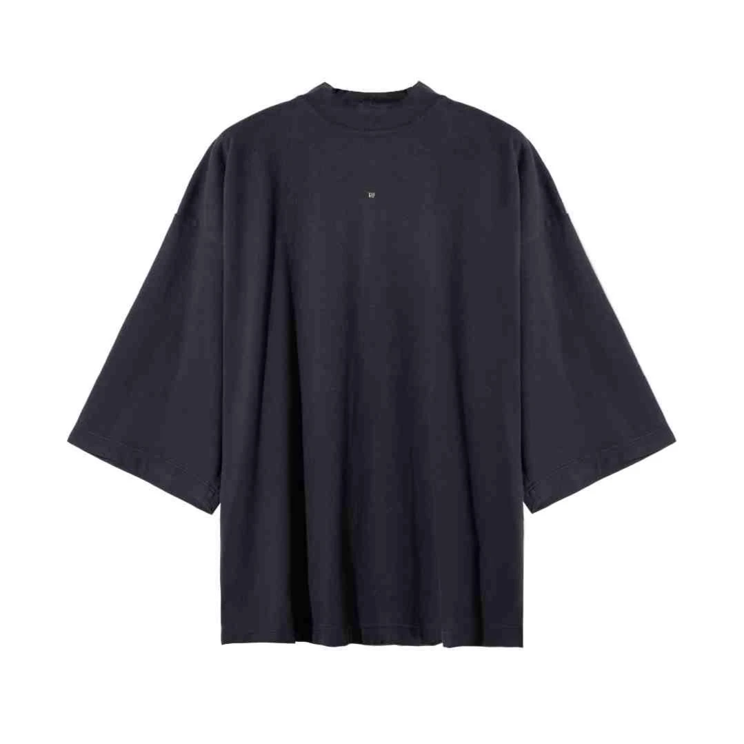 YEEZYxGapxBalenciaga 纯色圆领套头T恤男女同款深灰色 471310102