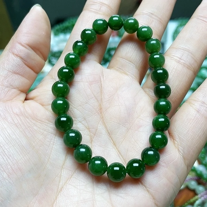 和田玉(碧玉)手串未镶嵌