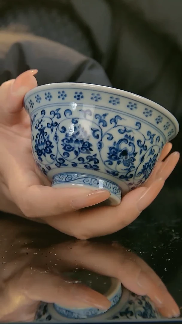 【闪购商品】陶瓷杯怀一草堂柴窑高版本龙杯 双狮 预售