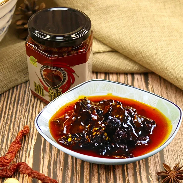 贵州特产黔椒苑油辣椒160g水城羊肉粉油辣椒皱皮辣椒下饭拌面瓶装