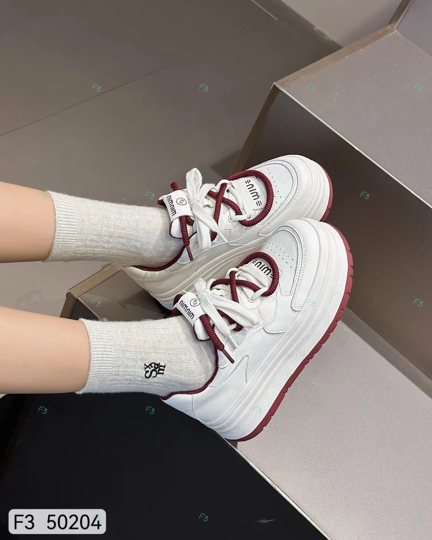 F3潮流女鞋秋季swag风厚底板鞋