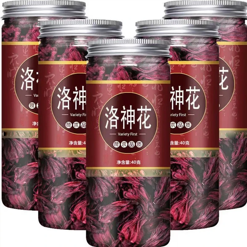 洛神花茶玫瑰茄洛神花茶茶包玫瑰茄茶整朵冲泡罐装晒干陈皮清香