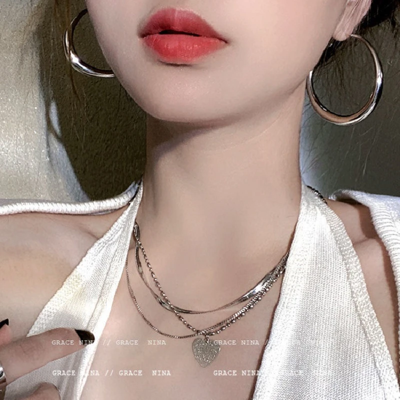 合金耳饰 金属冷淡风大耳圈耳环欧美时尚几何圆圈个性耳钉女潮680