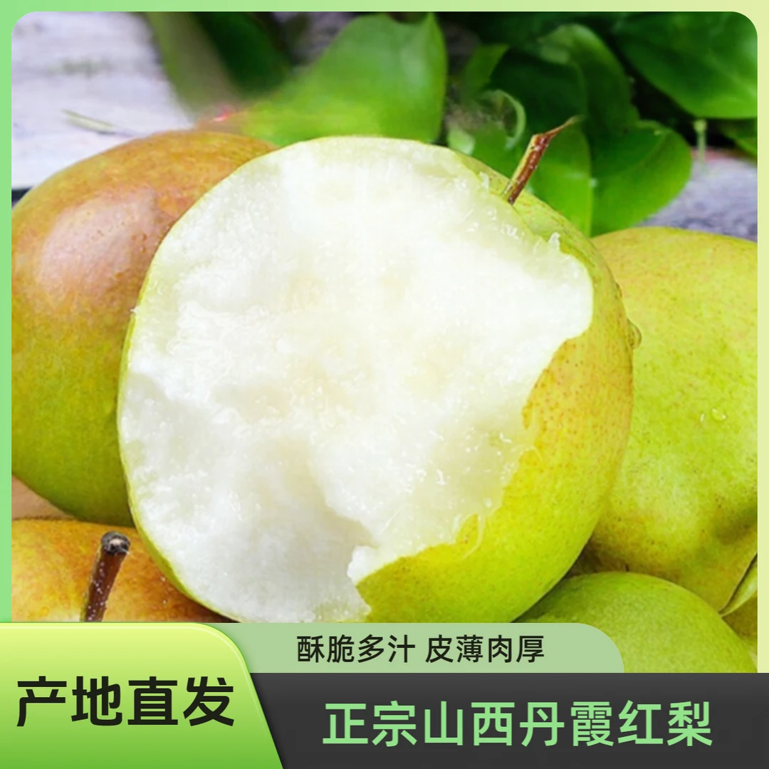 壹乡壹韵顺丰【正宗丹霞红香梨】山西脆甜多汁新鲜现摘现发产地直采