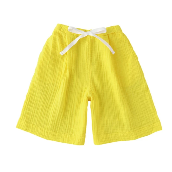 UCHINO/内野可丽饼清凉纱裙裤休闲薄款夏季宽松纯色简约