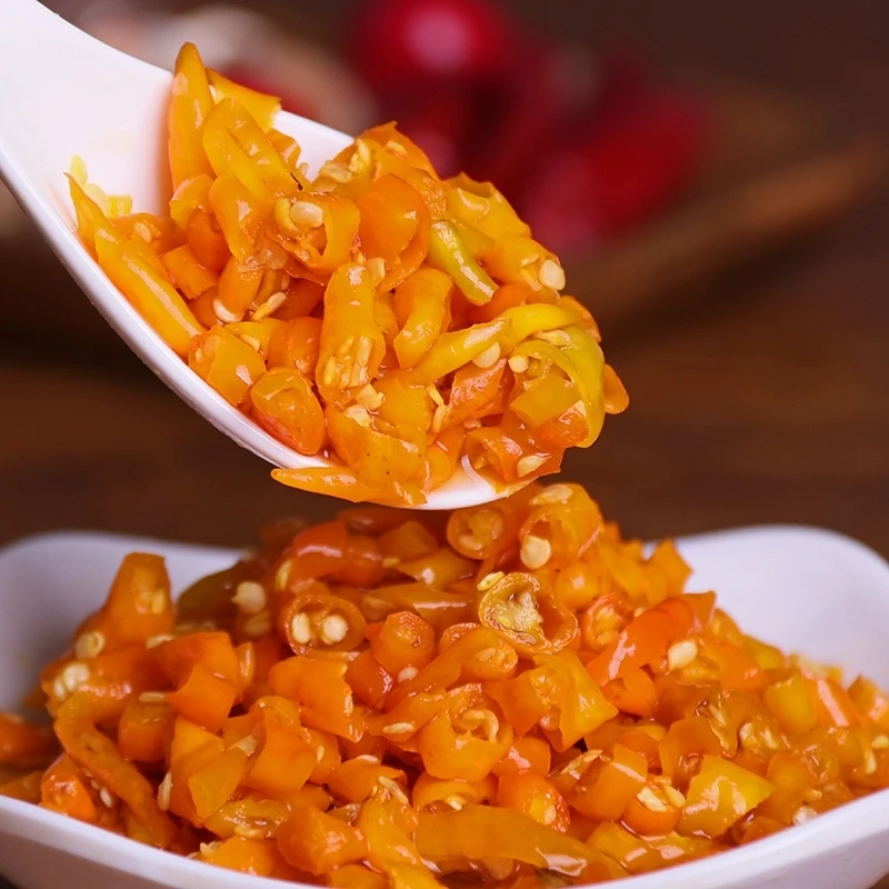 南县美食黄剁辣椒湖南土特产手工农家风味黄贡椒蒸鱼辣椒酱1000克