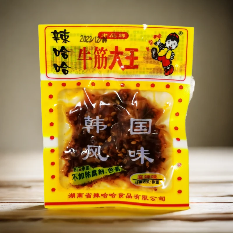 湖南香辣牛板筋零食