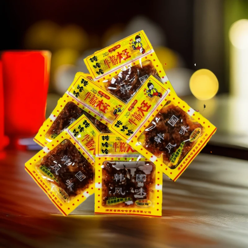 湖南零食麻辣牛筋20年老味道香辣牛板筋麻辣牛板筋称重麻辣味品牌
