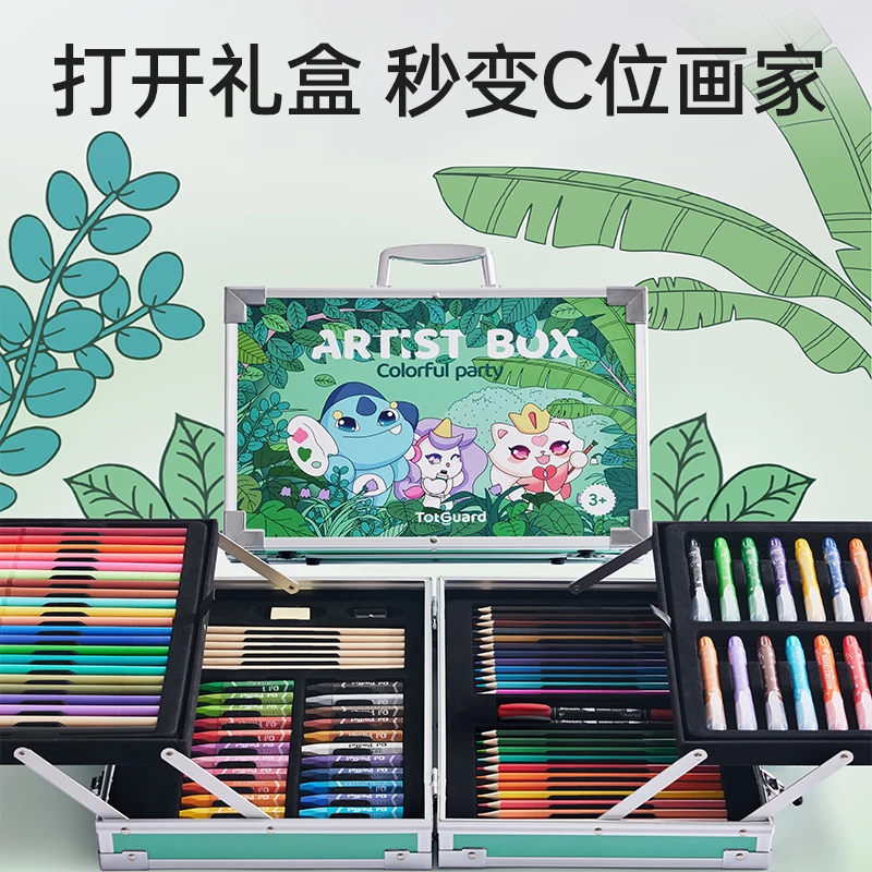 护童画笔套装小学生专用儿童、宝宝练字彩笔多颜色可选儿童礼物-DJ