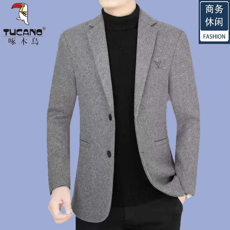TUCANO/啄木鳥中青年男西装帅气外套春秋高档韩版韩版西服潮流